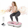 MERACH 4D Full-Body Vibration Platform—supports lymphatic drainage, fat loss, and muscle activation; features Bluetooth connectivity.